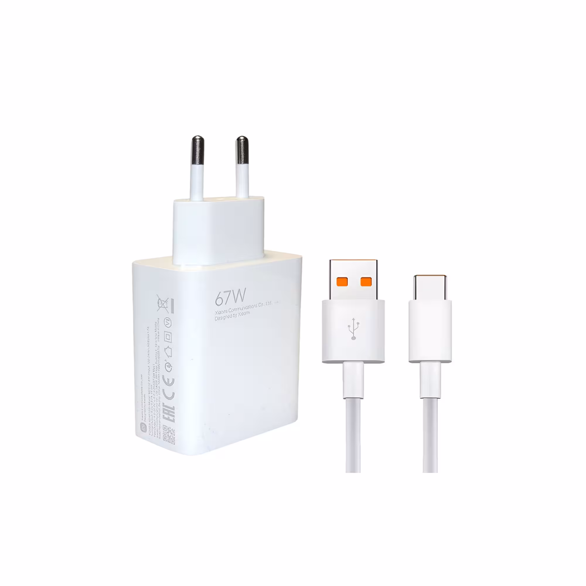 شارژر شیائومی مدل 67 وات به همراه کابل اصل