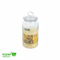 بانکه شیشه ای لیمون مدل روستیک سایز 1 کد 38001