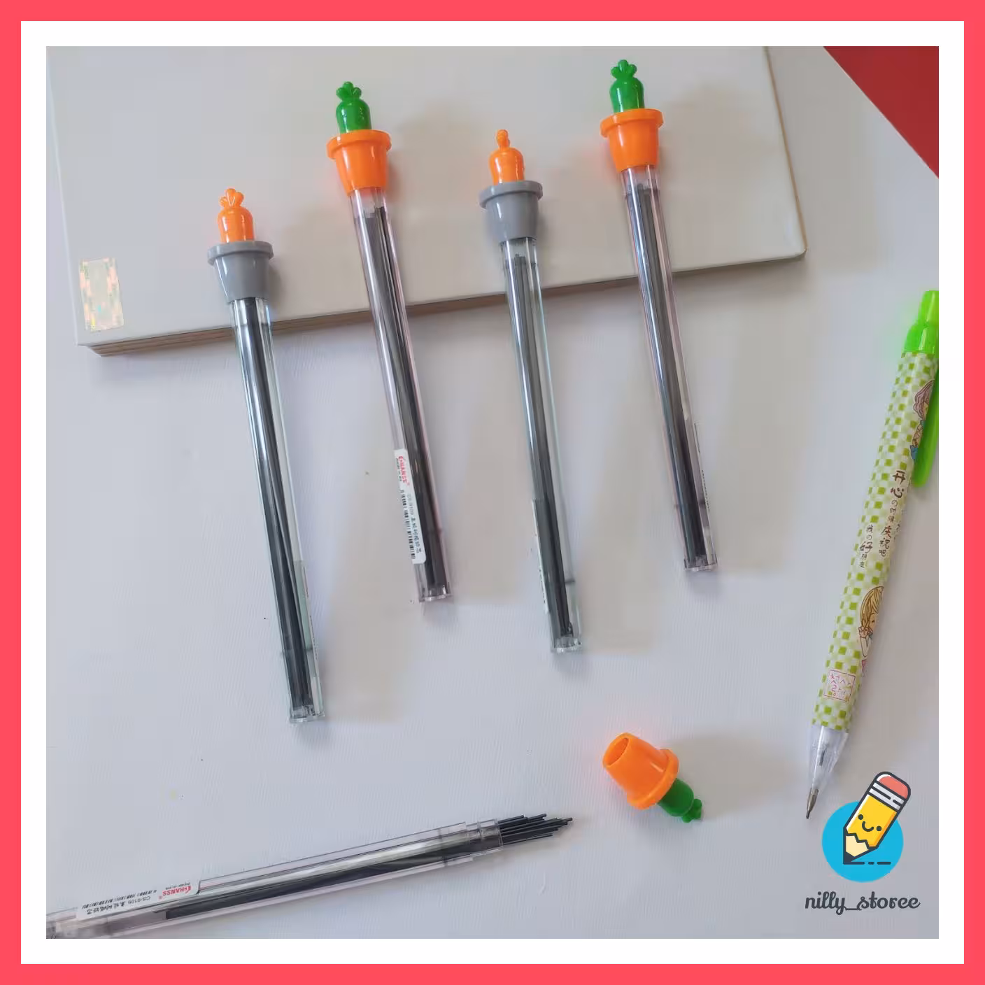 نوک اتود هویج 7 دهم 20 سانتی شامل 20 عدد نوک