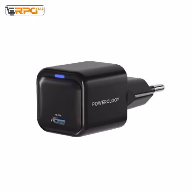 شارژر GaN جمع‌ و جور Powerology PD 20W EU