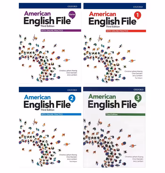 American English File 3rd edition مجموعه 4 جلدی