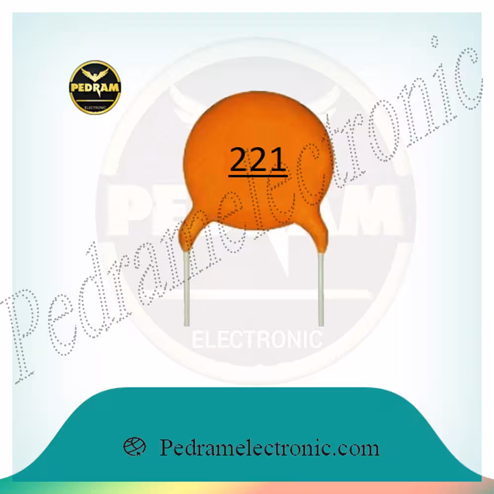خازن عدسی 220PF 50V