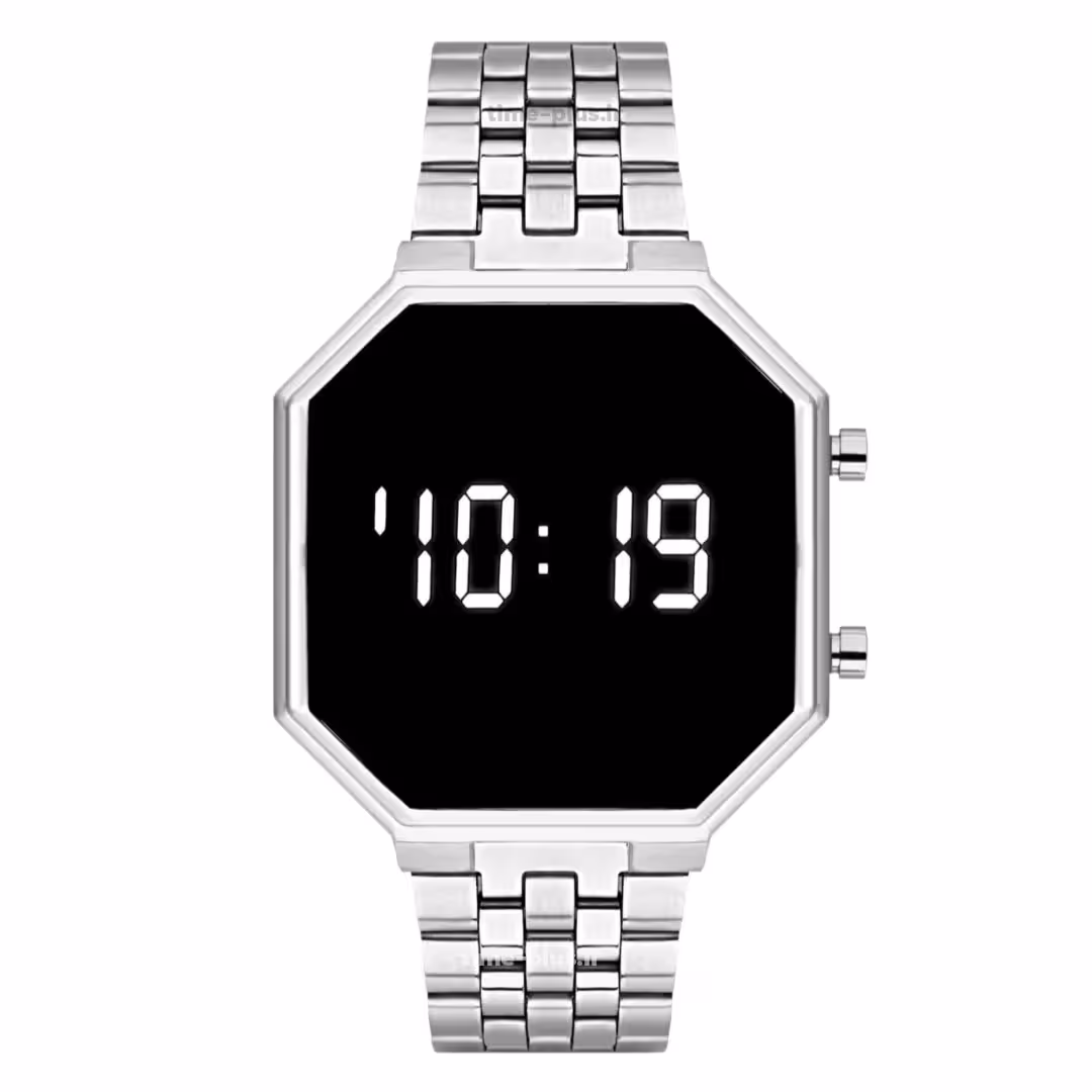 ساعت LED دیجیتال استیل
