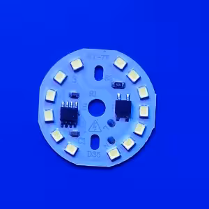 ماژول اس ام دی ال ای دی گرد 7 وات 220 ولت 2835 سفید سایز 35 میلیمتر