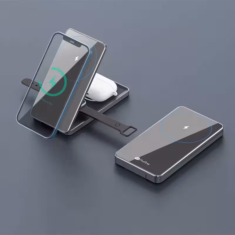 شارژر بی‌سیم 3 در 1 پرووان مدل PWL820