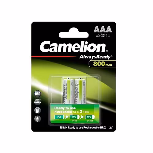 باطری نیم قلمی شارژی کملیون 800mah