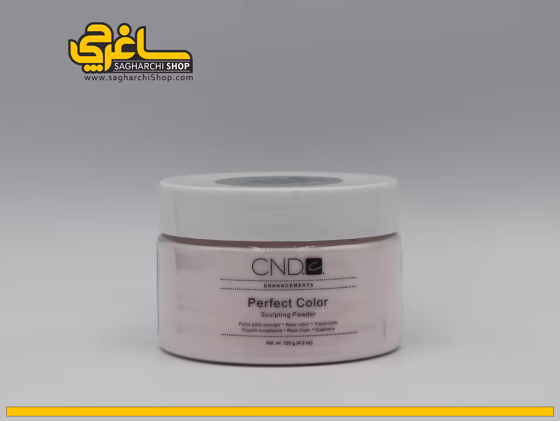 پودر کاشت ناخن صورتی طبیعی سی ان دی CND BLUSH PINK
