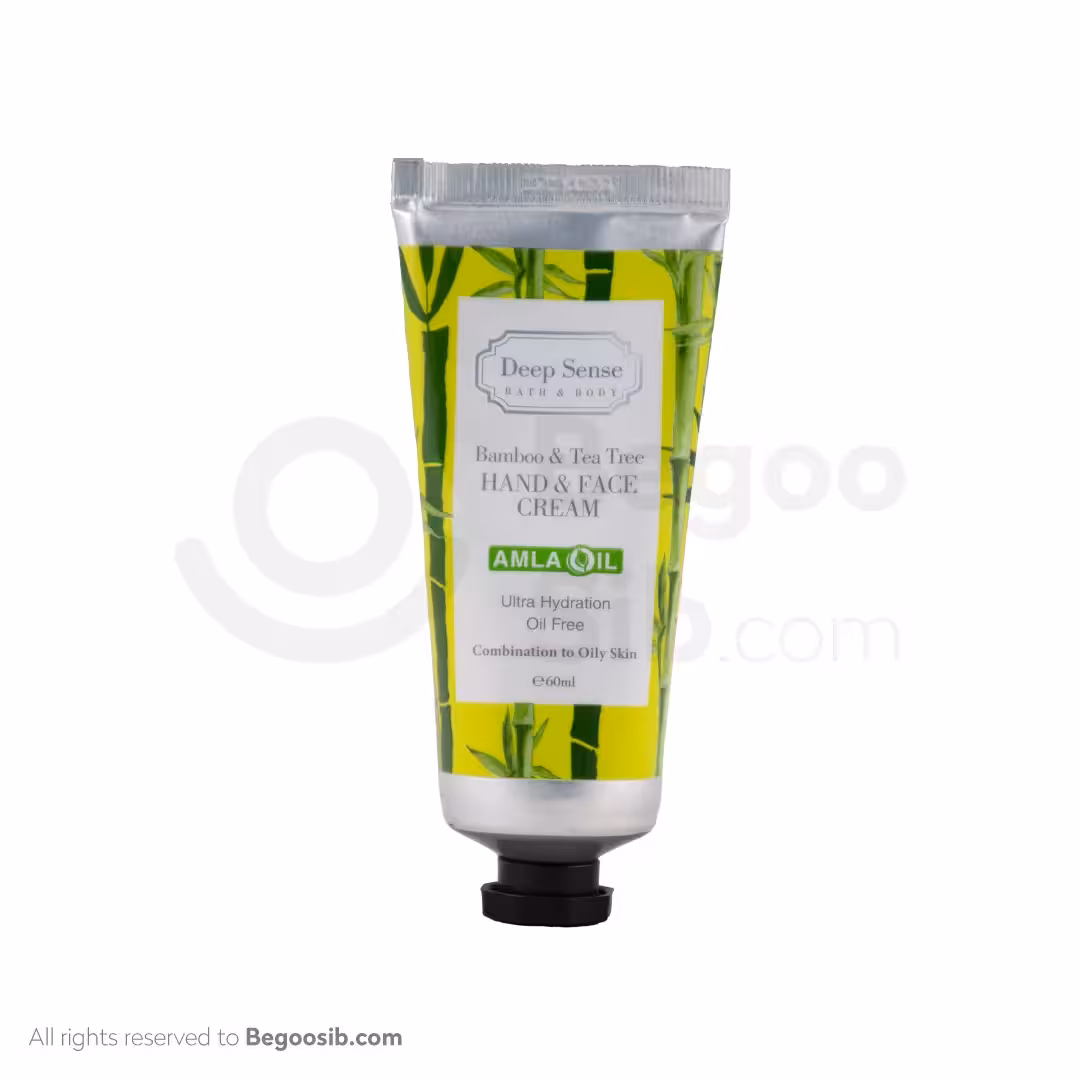 کرم دست و صورت دیپ سنس حاوی  عصاره بامبو 60 میلی لیتری