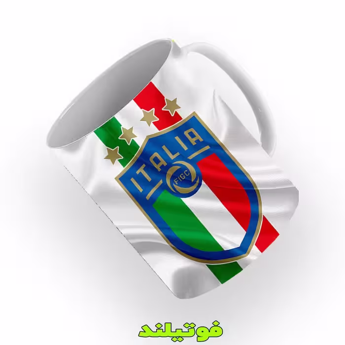 لیوان تیم ملی ایتالیا طرح 1