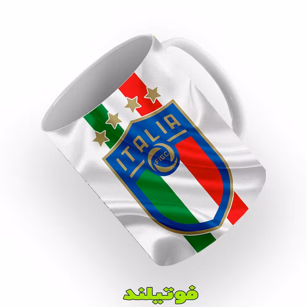 لیوان تیم ملی ایتالیا طرح 1