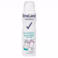 اسپری زنانه رنکسلند Rnxland رایحه Invisible Black, White and Colors حجم 150 میل