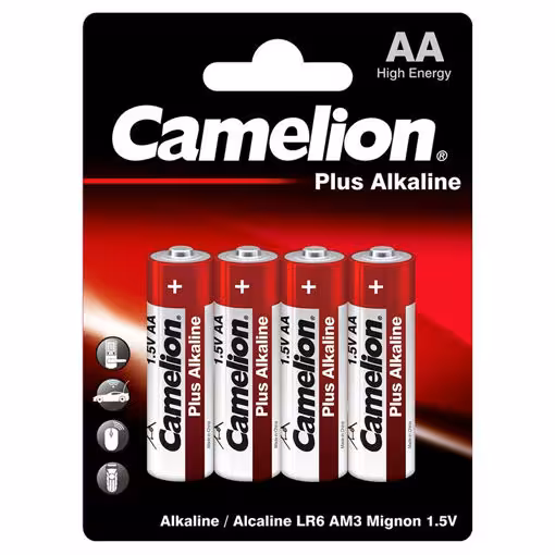 باتری قلمی آلکالاین پلاس کملیون مدل LR6-BP4