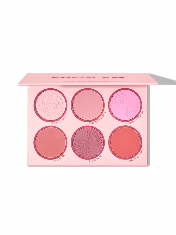 پالت رژگونه FLORAL FLUSH  رنگ ‏BLUSHING BOUQUET شیگلم SHEGLAM