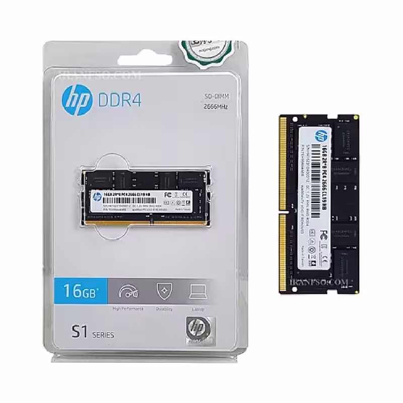 رم لپ تاپ 16 گیگ اچ پی DDR4-2666 MHZ 1.2V گارانتی آواژنگ
