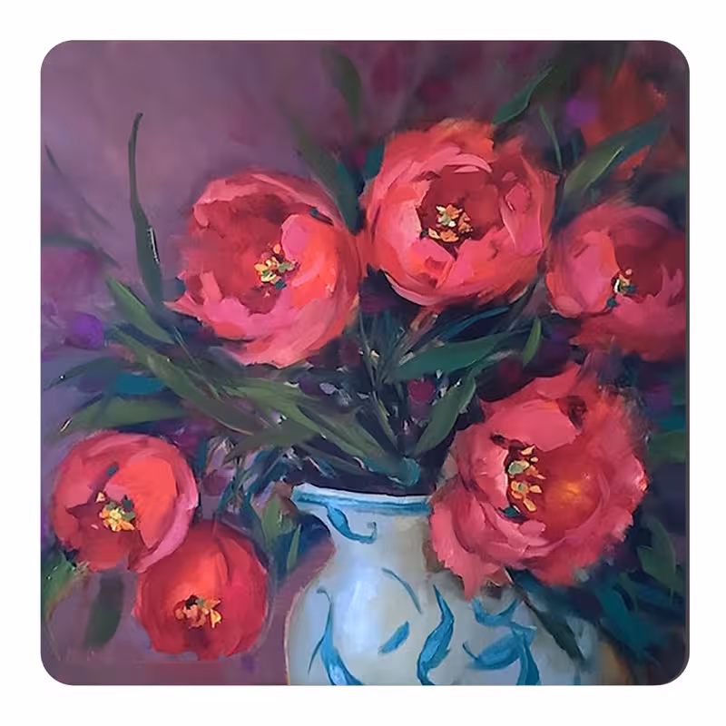 مگنت طرح گل و گلدان کد NIM14