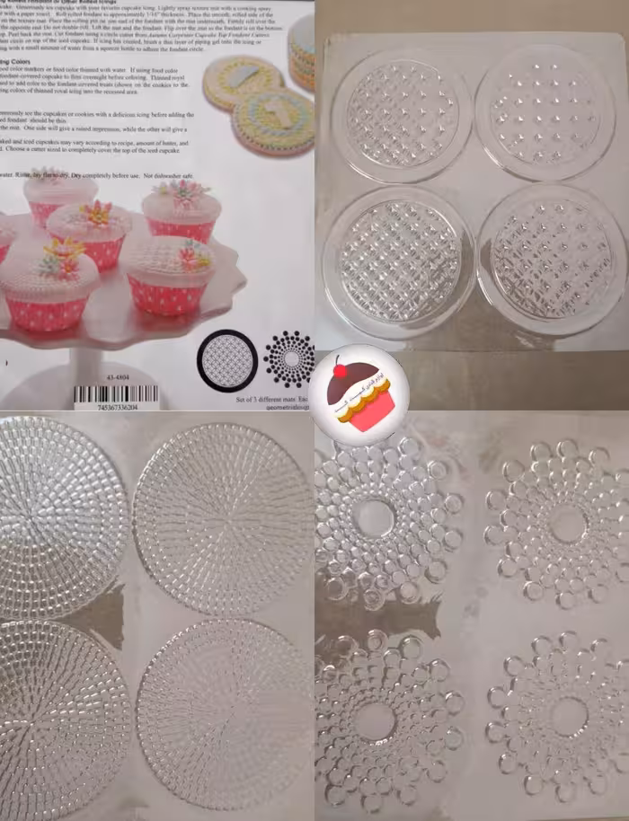 طلق فوندانت و شکلات سه رقمه حاشیه