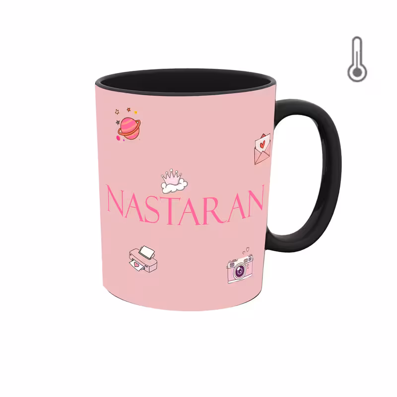 خرید ماگ-لیوان حرارتی  اسم نسترن  دخترانه