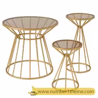 میز چتری سه تیکه (کد124)