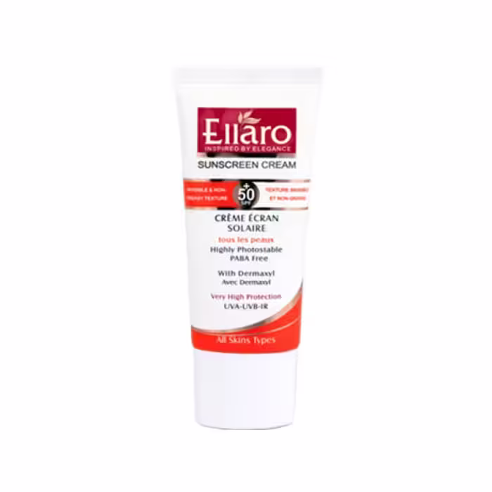 الارو کرم ضد آفتاب   SPF 50 مناسب انواع پوست( بدون رنگ)