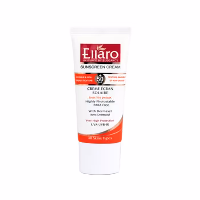 الارو کرم ضد آفتاب   SPF 50 مناسب انواع پوست( بدون رنگ)