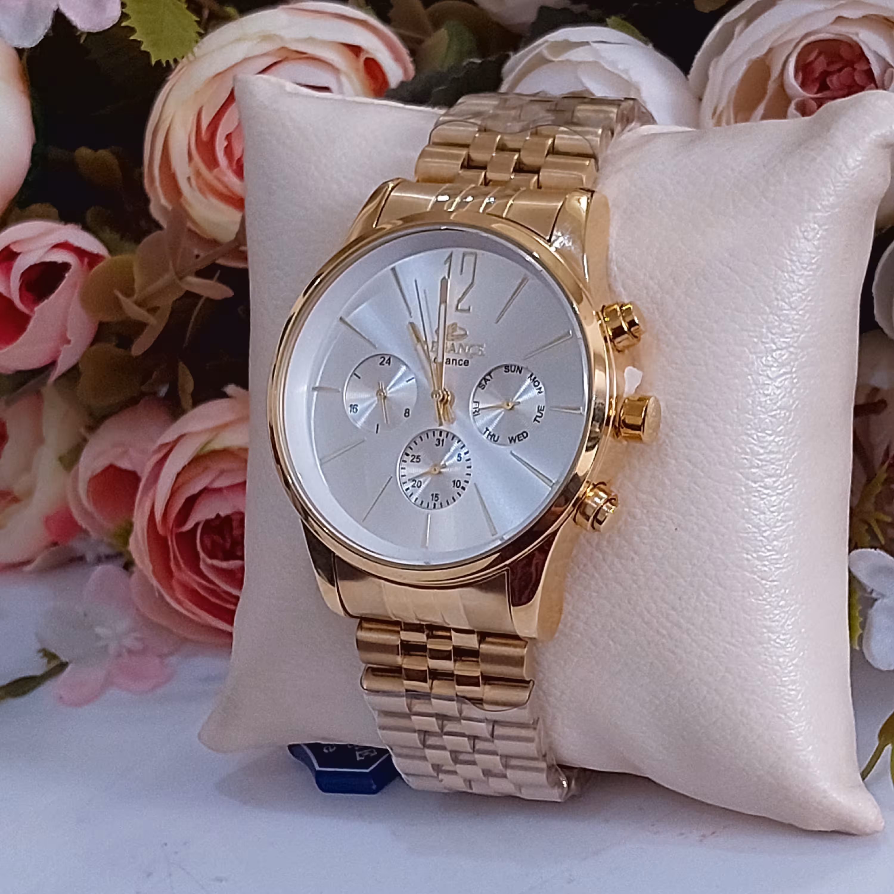 ساعت مردانه سه موتوره فعال فول تایم ELEGANCE ژاپن