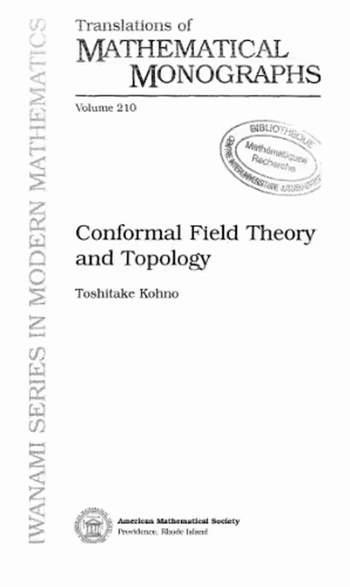 خرید و دانلود نسخه کامل کتاب Conformal field theory and topology
