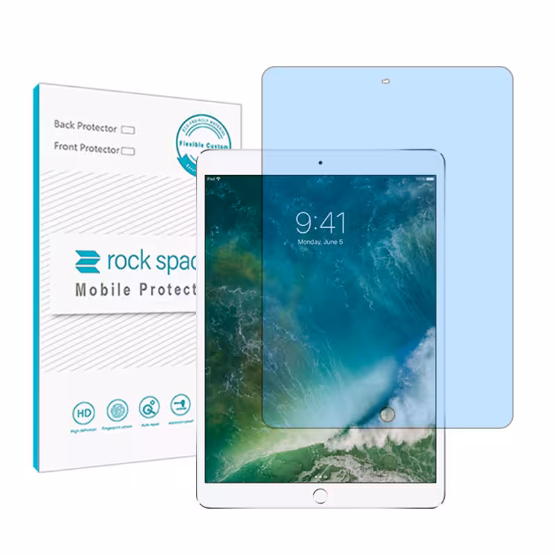 محافظ صفحه ضد اشعه آبی راک اسپیس مدل HyBLU مناسب برای تبلت اپل iPad 9.7 (2017)