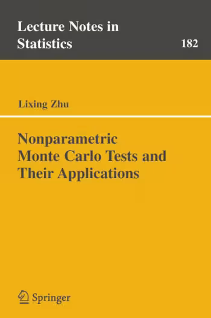 خرید و دانلود نسخه کامل کتاب Nonparametric Monte Carlo Tests and Their Applications (Lecture Notes in Statistics)