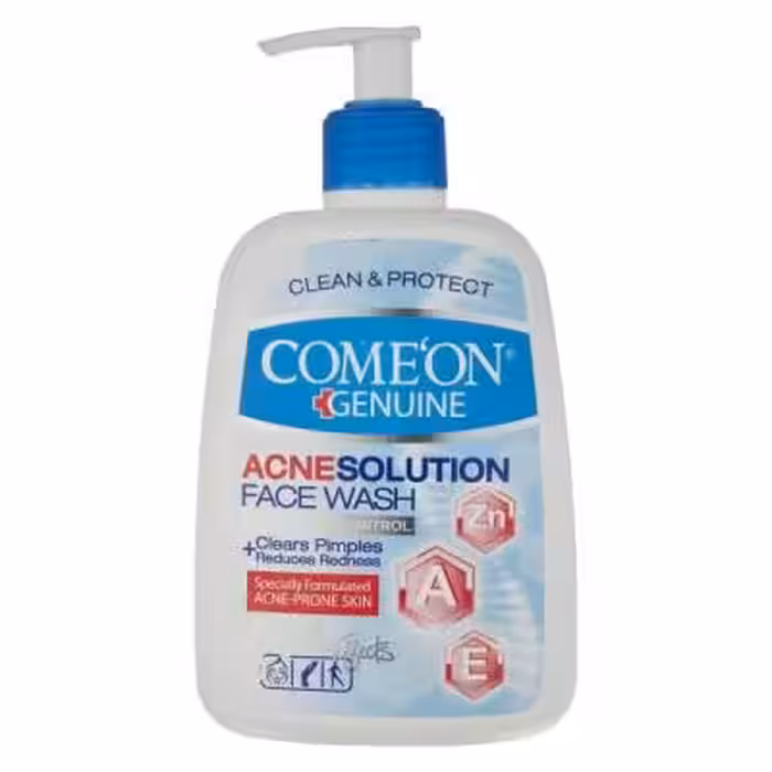 ژل شست‌وشوی صورت کامان مدل Acne Solution حجم 500 میلی‌لیتر