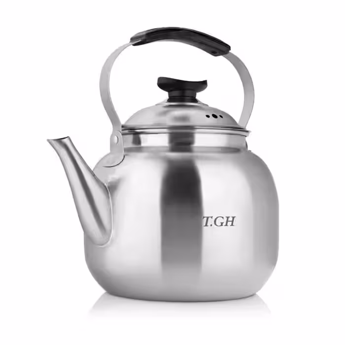 کتری لوله دار قیطاسی 5.5 لیتری مدل 60008 مات کف چدن