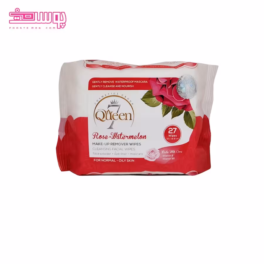دستمال مرطوب گل رز سون کوئین 27 عددی