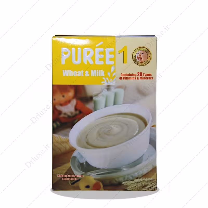 مشخصات،قیمت وخریدپوره 1 پوره گندمین و شیر 250 گرم-دکتر لوکس