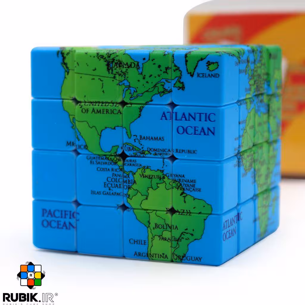 روبیک4*4 کالوین نقشه جهان استاندارد