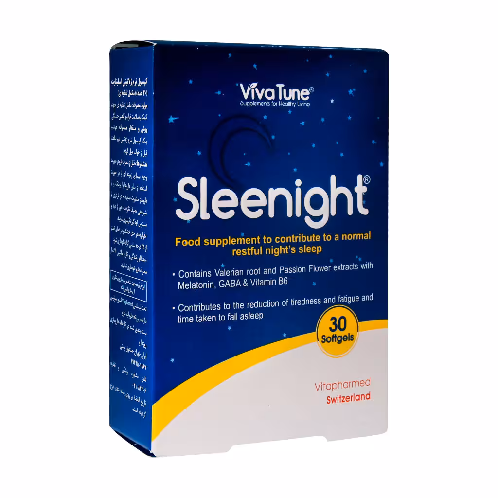 سافت ژل اسلینایت ویواتیون 30 عدد | Vivatune Sleenight