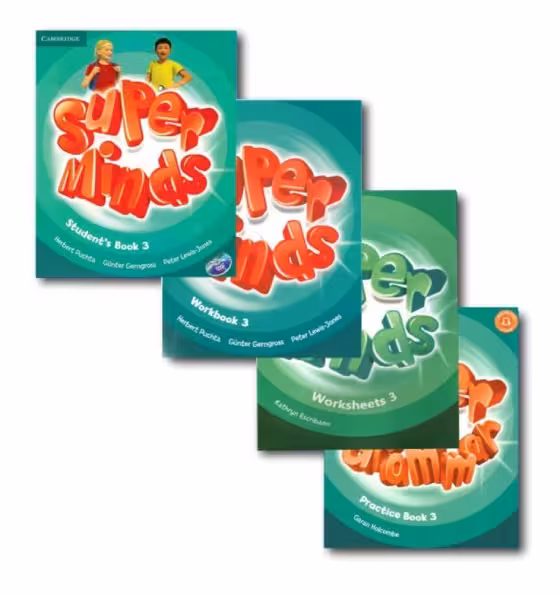 پکیج کامل کتاب سوپرمایند سطح 3 (Super Minds)