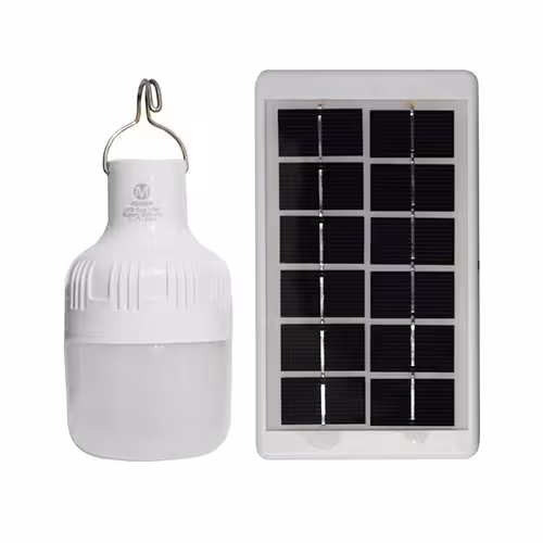 لامپ 10 وات با پنل خورشیدی