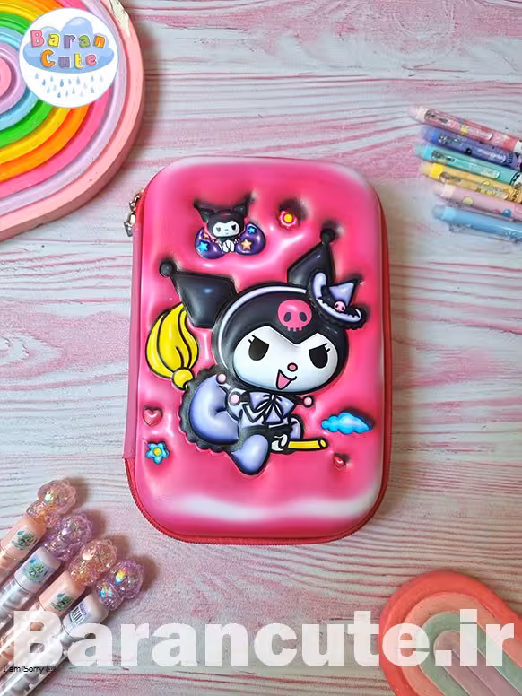 جامدادی وارداتی کتابی برجسته طرح کورومی 4