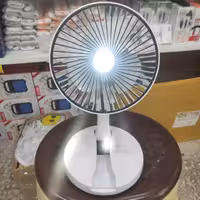 پنکه شارژی چراغ دار مدل 4