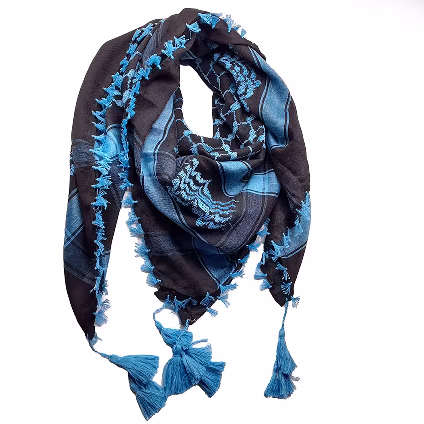 چفیه ( شماق ) آبی روشن کد 240008