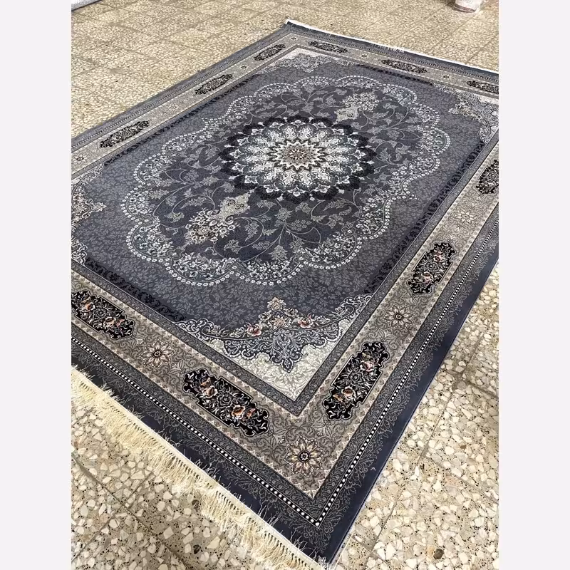 فرش 6متری ماشینی کاشان 700شانه طرح ویونادلفینی(باارسال رایگان)