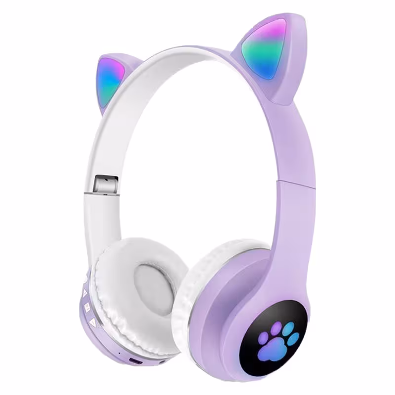 هدفون بلوتوثی مدل گربه ای | کالا مکس
