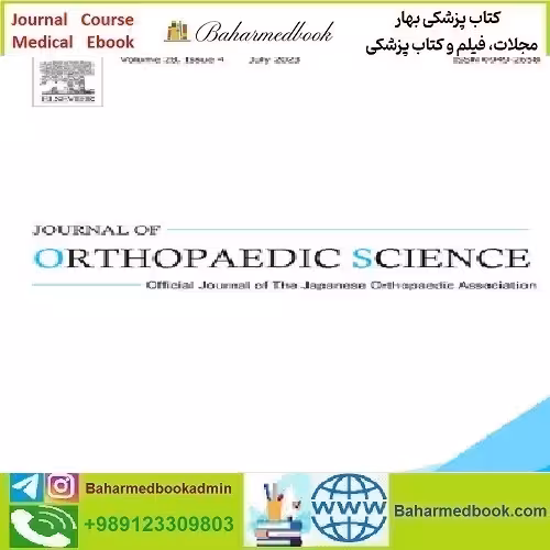 Journal of Orthopaedic Science Volume 28 Issue 1 to 4 2023 TRU