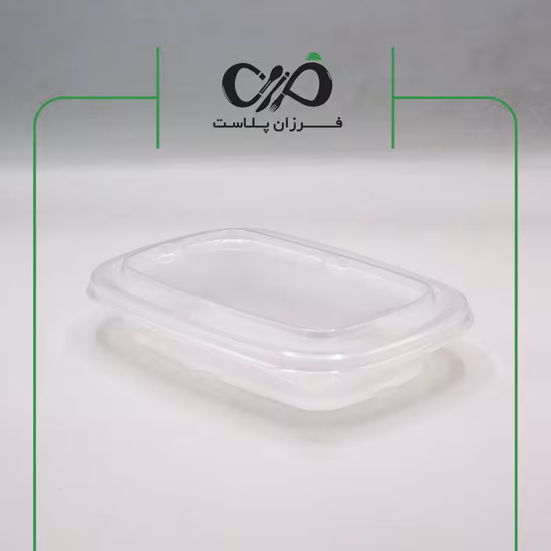 ظرف یکبار مصرف پلی پرو مدل تک خانه 350 سی سی طب پلاستیک (150 عددی)