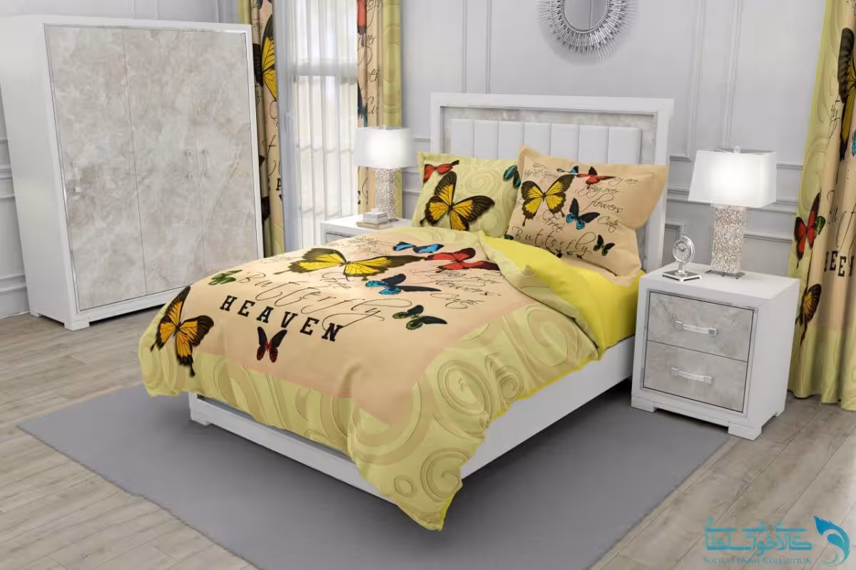 روتختی طرح پروانه دونفره برند Turkev کد K301