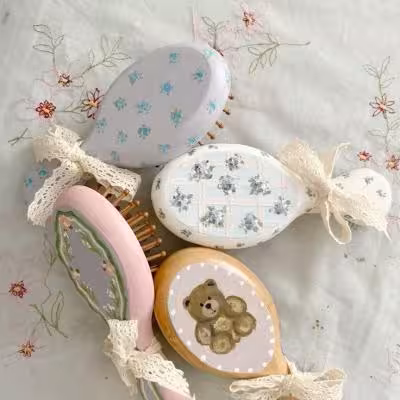 برس چوبی طرح دار (قابل سفارش در طرح دلخواه)