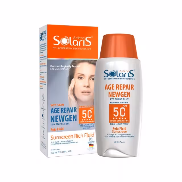 سولاریس فلوئید ضد آفتاب ایج ریپیر نیوژن SPF50