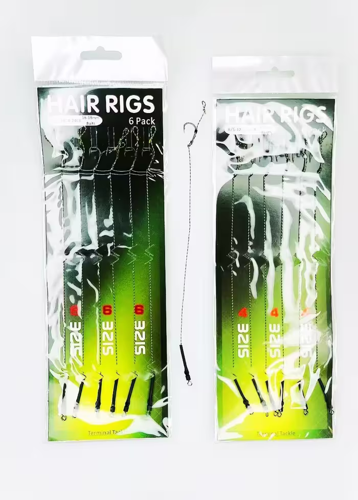 ریسه ماهیگیری آماده بسته 6 عددی HAIR RIGS