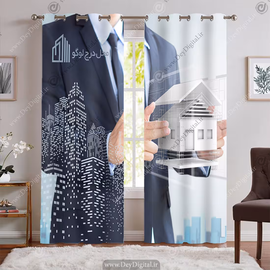 پرده تصویری پانچی برای املاک BA-6886