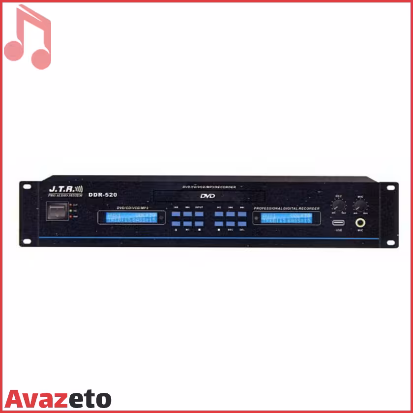 DVD Player و رکوردر جی تی آر DDR-520
