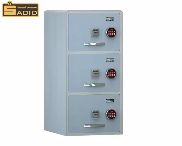 فایل اداری فلزی نسوز و ضدسرقت (دیجیتال) مدل سه کشو 1100PROAC